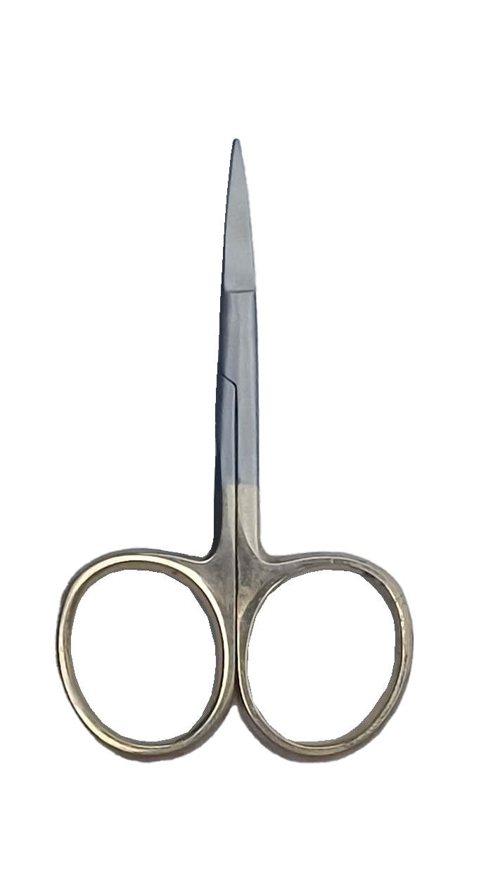 SCISSOR, GOLD HANDLE